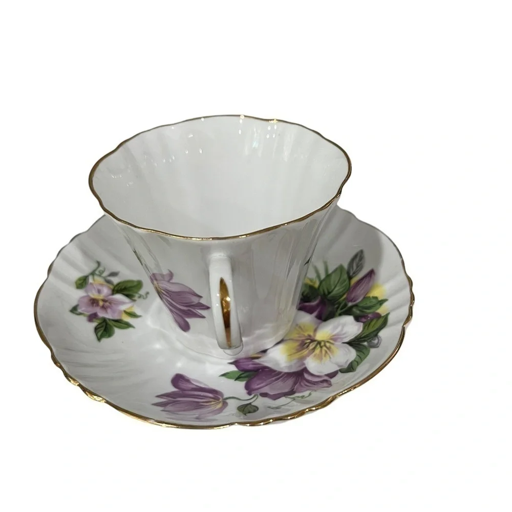 Royal Standard, Teacup and Saucer, bone China, made in England.